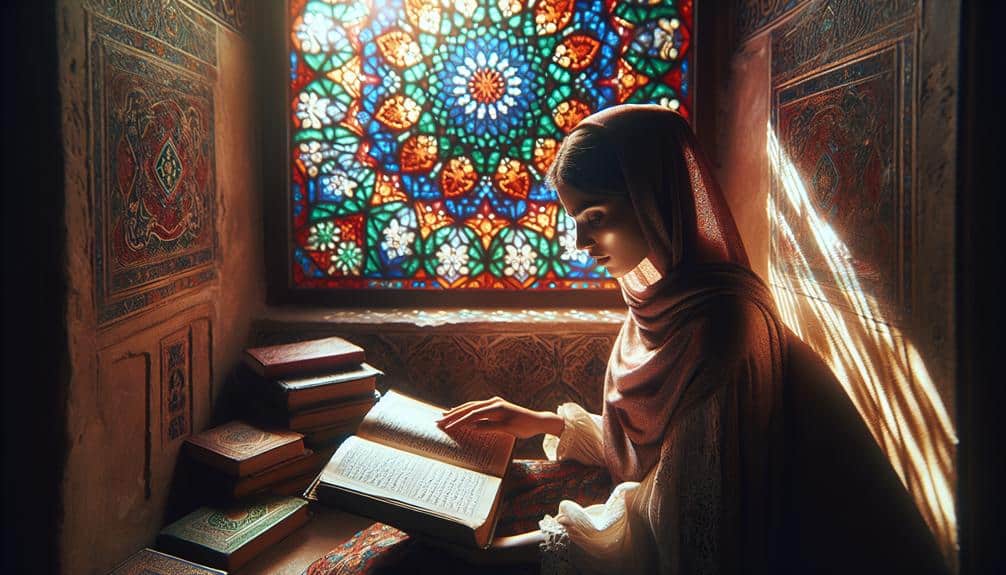 woman praying with the scriptures 