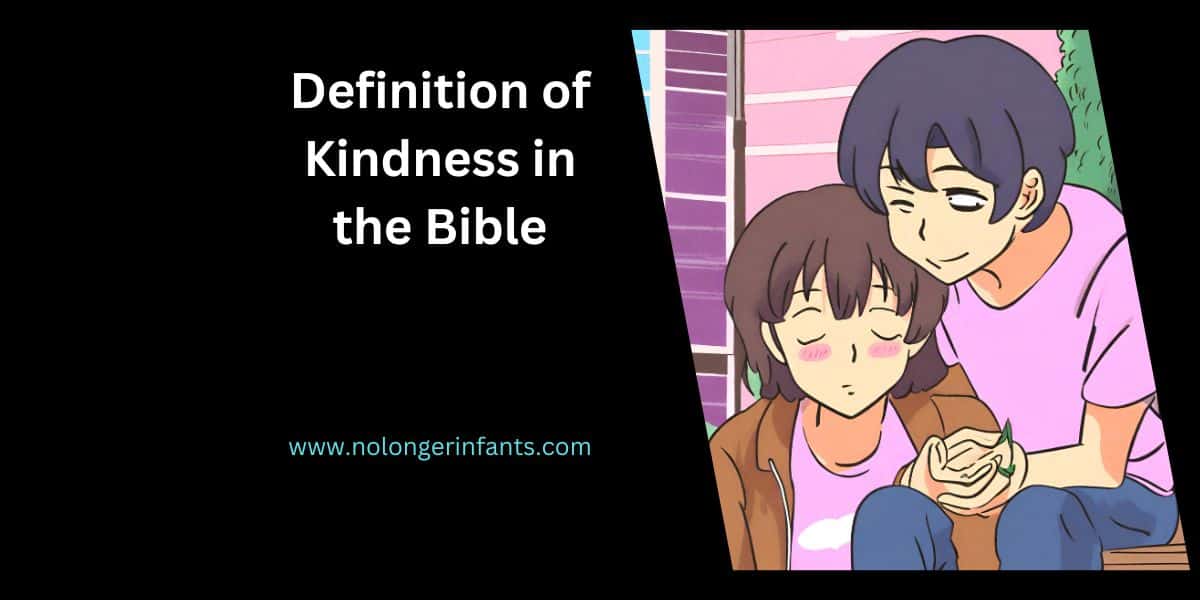 Man being kind to a woman is an example of the definition of kindness in the Bible