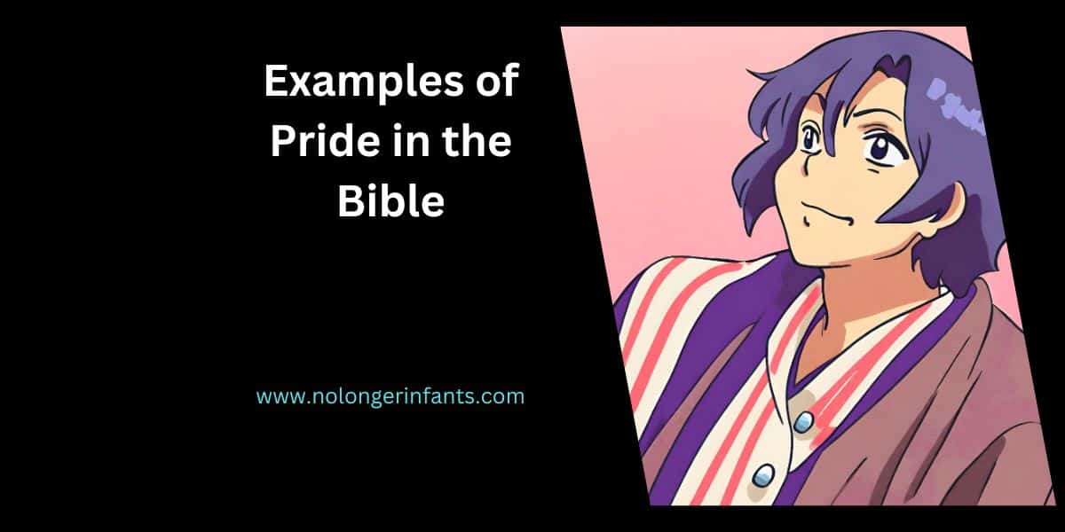 Guy looking proud. Examples of pride in the Bible.